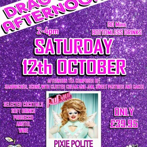 Drag Afternoon Tea - Pixie Polite