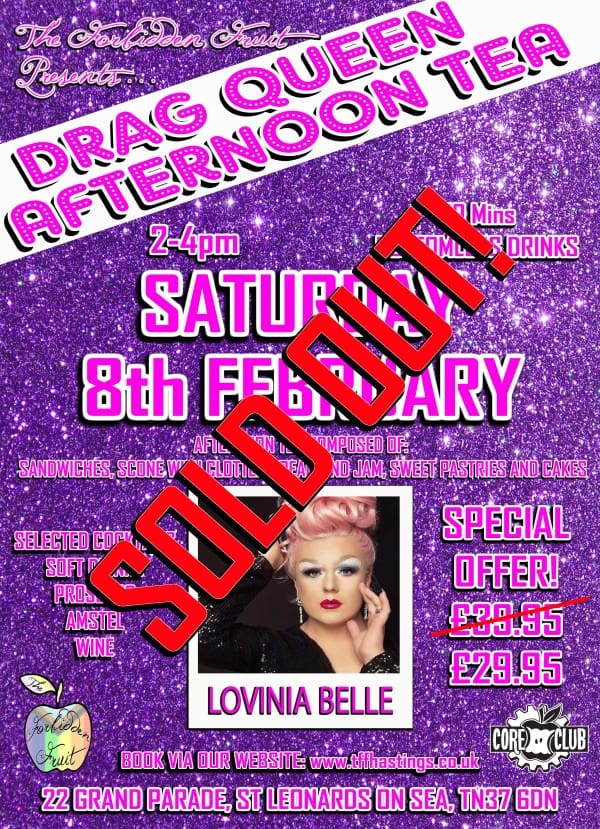 Drag Afternoon Tea - Lovinia Belle