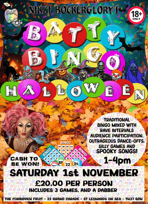Batty Bingo - Halloween Special - 1st November (Main Bar)