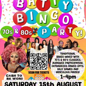 Batty Bingo - 15 August 2026 (Main Bar)